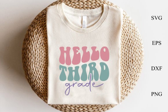 Hello Third Grade Retro Svg Design Review