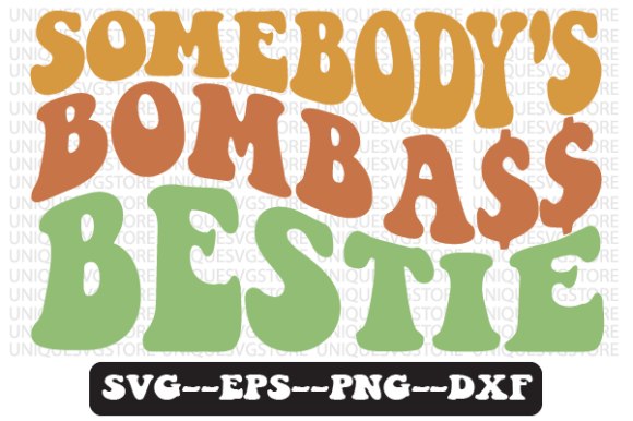 Reviewing Somebody s Bomb Bestie Retro Svg Design