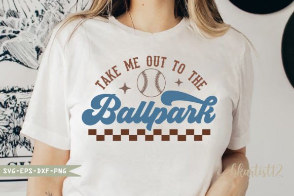 Take Me Out to the Ballpark Retro SVG Review