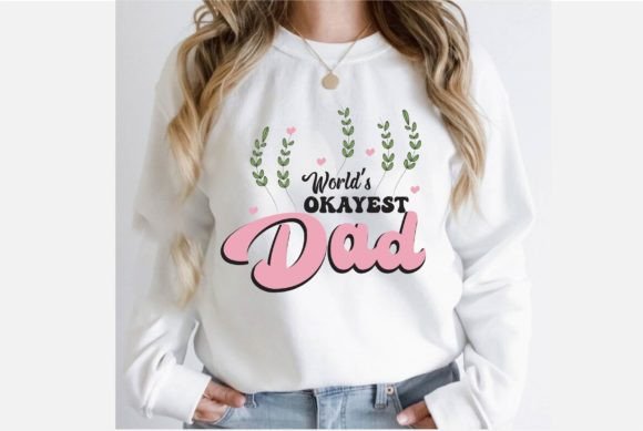 World’s Okayest Dad Retro Svg Design Review